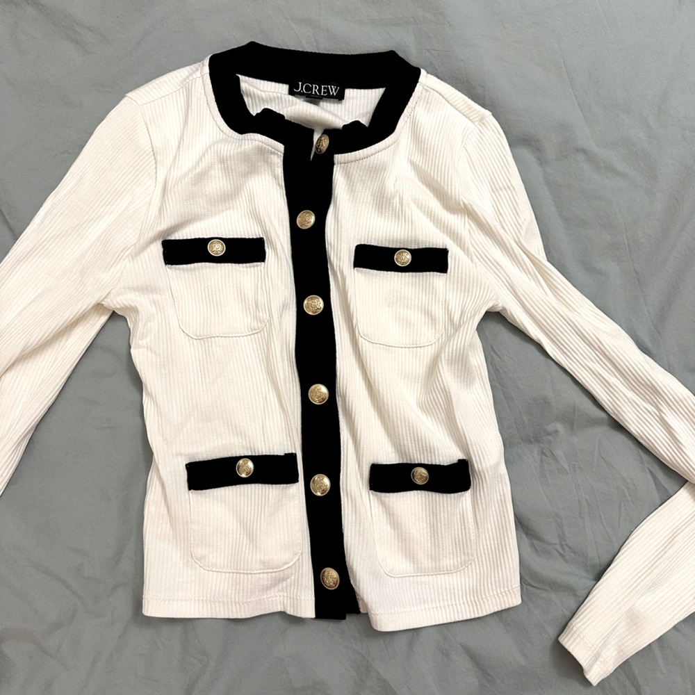 Sought after J Crew lady jacket style shirt